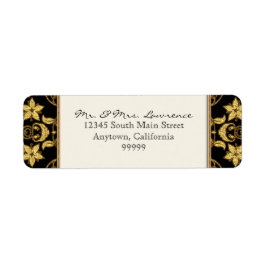 Marokkaanse wijn - Floral - Damascus - officieel h Etiket