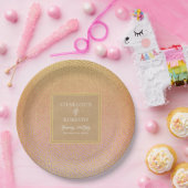 Marokkaanse woestijn chique bruiloft papieren bordje (Feest)