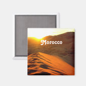 Marokkaanse woestijn magneet (Voorkant / Achterkant)