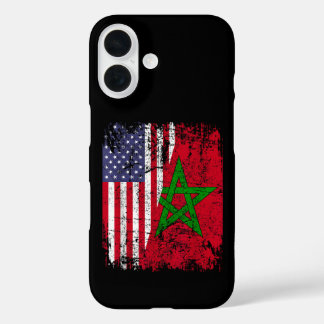 MAROKKAANSE WORTELS | Halve Amerikaanse Vlag | MAR iPhone 16 Hoesje