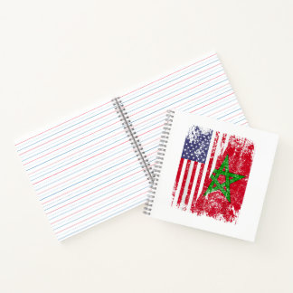 MAROKKAANSE WORTELS | Halve Amerikaanse Vlag | MAR Notitieboek