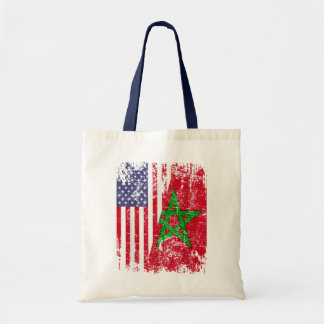 MAROKKAANSE WORTELS | Halve Amerikaanse Vlag | MAR Tote Bag