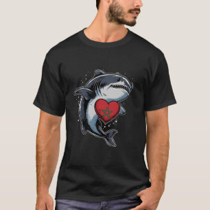 Marokkaanse wortels hart haai Marokkaanse trots Ma T-shirt