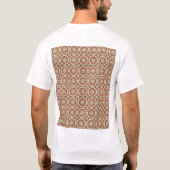 Marokkaanse zelij-ontwerp t-shirt (Achterkant)