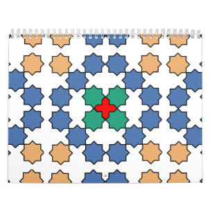 Marokkaanse zellige kunst kalender