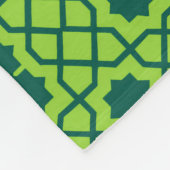 Marokkaanse zellij fleece deken (Hoek)