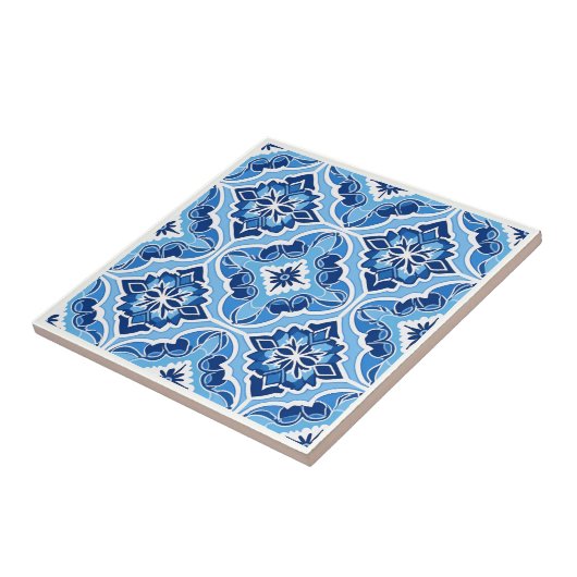 Marokkaanse Zellij stijl keramische tegels Tegeltje (Zijkant)