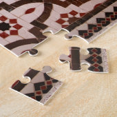 Marokkaanse zezellij, mozaïekhoudende tegels legpuzzel (Zijkant)