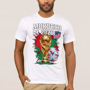 Marokko 2026 Voetbal Dromen – Marokkaanse Voetbalf T-shirt
