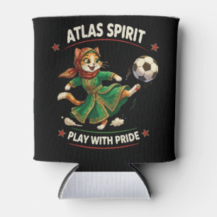 Marokko 2026 Voetbal Kat - Atlas Spirit Cultureel Blikjeskoeler