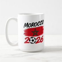 Marokko 2026 Voetbalfan Voetbal Supporter Trots 