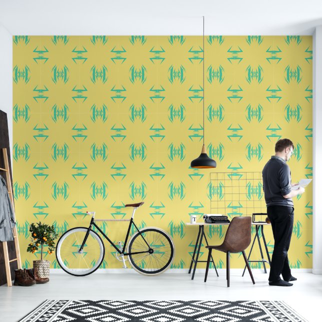 Marokko 2 kleur behang (Woonkamer)