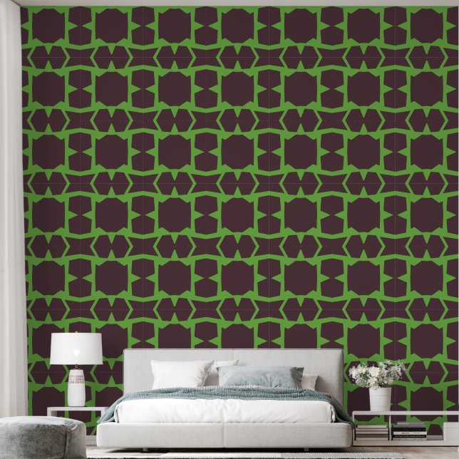 Marokko 2 kleuren behang (Slaapkamer)