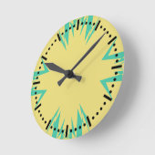 Marokko 2 kleuren ronde klok (Hoek)