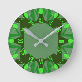 Marokko 3 kleur ronde klok