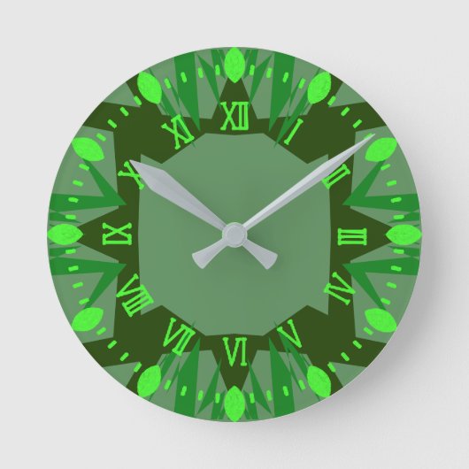 Marokko 3 kleur ronde klok (Voorkant)