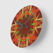 Marokko 3 kleuren ronde klok (Hoek)