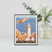  Marokko Aeropostale Mosque Briefkaart (Staand voorkant)