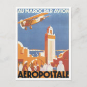  Marokko Aeropostale Mosque Briefkaart (Voorkant)