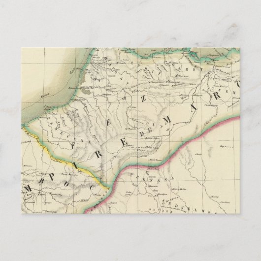 Marokko, Afrika Briefkaart (Voorkant)