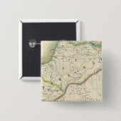Marokko, Afrika Vierkante Button 5,1 Cm (Voorkant /achterkant)