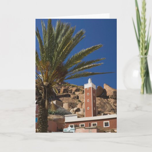 MAROKKO, Anti-Atlas, TAFRAOUTE Gebied: ADAI, rood Kaart (Voorkant)