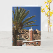 MAROKKO, Anti-Atlas, TAFRAOUTE Gebied: ADAI, rood Kaart (Gele Bloem)