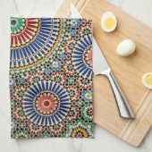 marokko - arabische mozaïekislam - religieus patro theedoek (Quarter Fold)