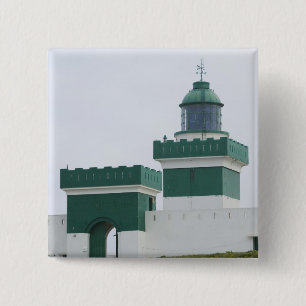 MAROKKO, Atlantische kust, BEDDOUZA: Kaap Beddouza Vierkante Button 5,1 Cm
