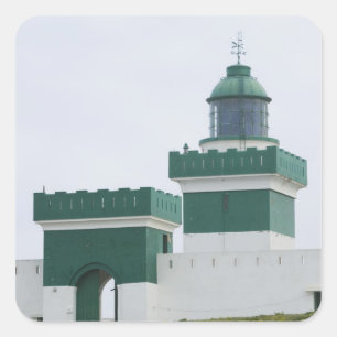 MAROKKO, Atlantische Kust, BEDDOUZA: Kaap Beddouza Vierkante Sticker