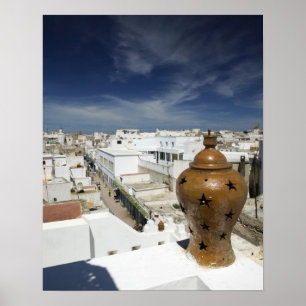 MAROKKO, Atlantische Kust, ESSAOUIRA: Hoge Uitzich Poster