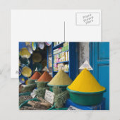 MAROKKO, Atlantische kust, ESSAOUIRA: Spijsmarkt Briefkaart (Voorkant / Achterkant)