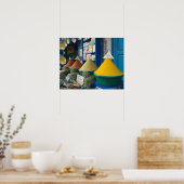 MAROKKO, Atlantische kust, ESSAOUIRA: Spijsmarkt Poster (Keuken)