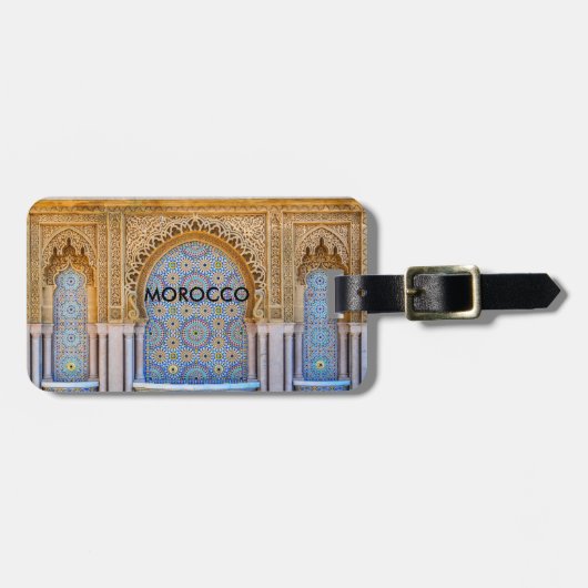 Marokko Bagagelabel (Voorkant horizontaal)