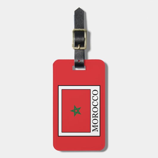 Marokko Bagagelabel (Voorkant verticaal)