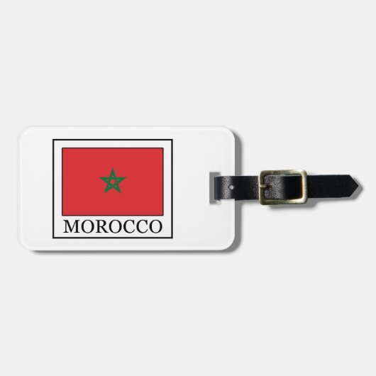 Marokko Bagagelabel (Voorkant horizontaal)
