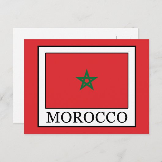 Marokko Briefkaart (Voorkant / Achterkant)