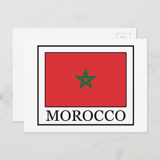 Marokko Briefkaart (Voorkant / Achterkant)