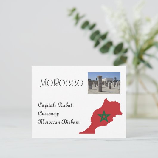 Marokko Briefkaart (Staand voorkant)