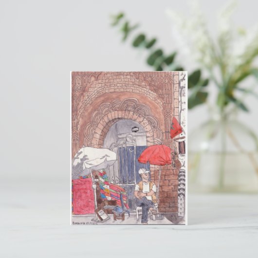 Marokko Briefkaart (Staand voorkant)