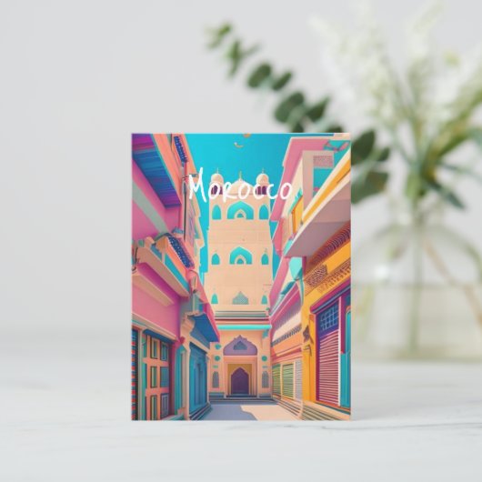 Marokko Briefkaart (Staand voorkant)