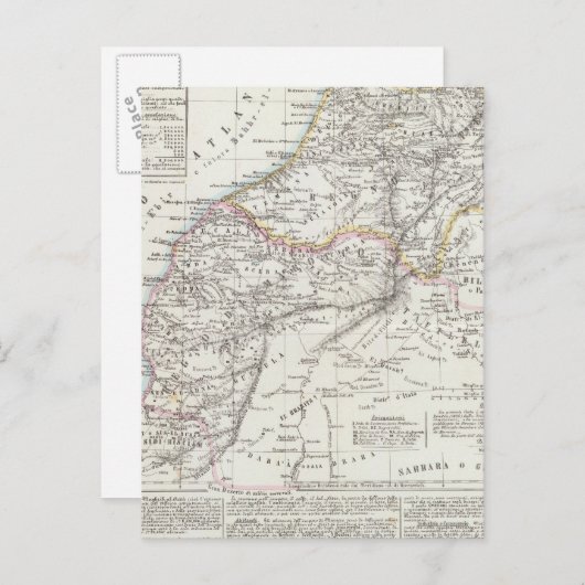 Marokko Briefkaart (Voorkant / Achterkant)