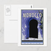 Marokko Briefkaart (Voorkant / Achterkant)