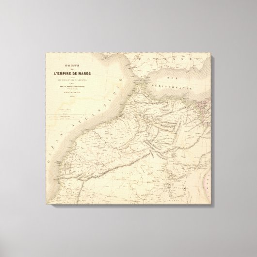 Marokko Canvas Afdruk (Voorkant)