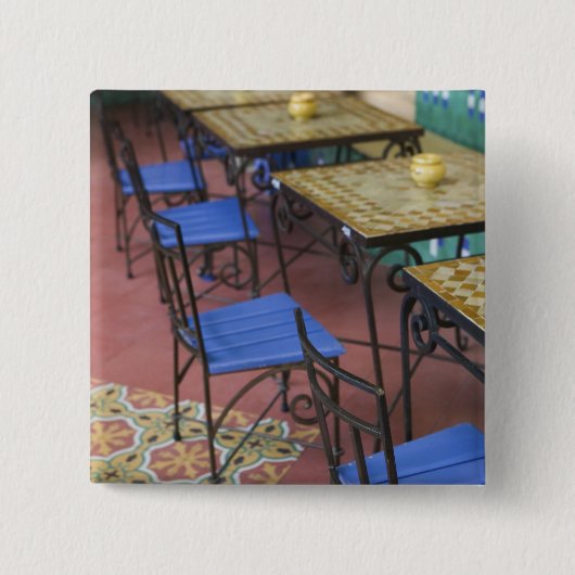 MAROKKO, Casablanca: Oude Medina, Vierkante Button 5,1 Cm (Voorkant)