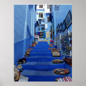 Marokko Chefchaouen Wall decor , Poster , afdrukke (Voorkant)