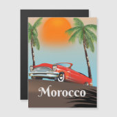 Marokko Classic Red-autoreisposter (Voorkant / Achterkant)