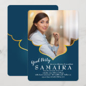 Marokko Cutout foto uitnodiging (Voorkant / Achterkant)