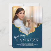 Marokko Cutout foto uitnodiging (Voorkant)