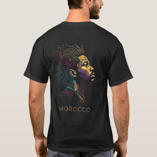 Marokko_Digital_Visionary_Art. T-shirt (Achterkant)